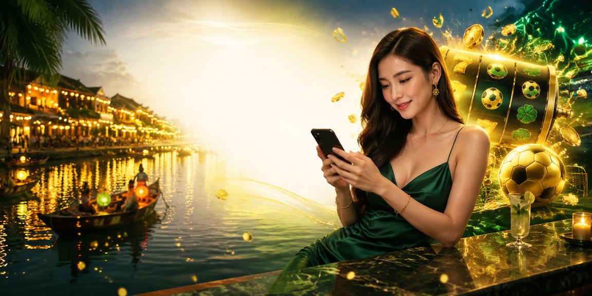Người chơi trẻ trải nghiệm slot game tại Hội An một cách thư giãn